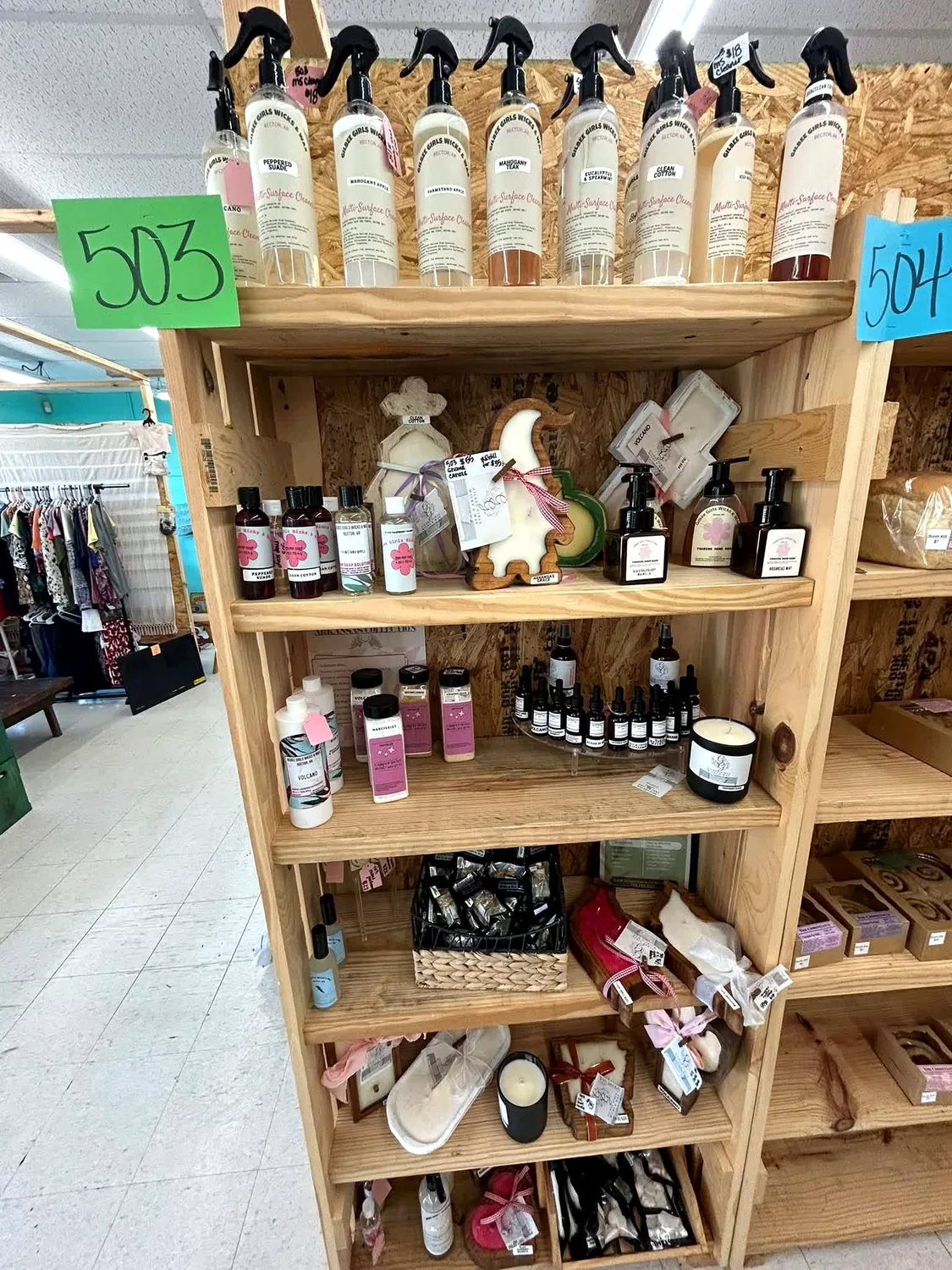 Handmade body and home products
